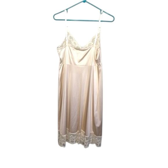 Vanity fair Vintage Champagne Slip underdress Nightie size 38 L - Picture 4 of 11